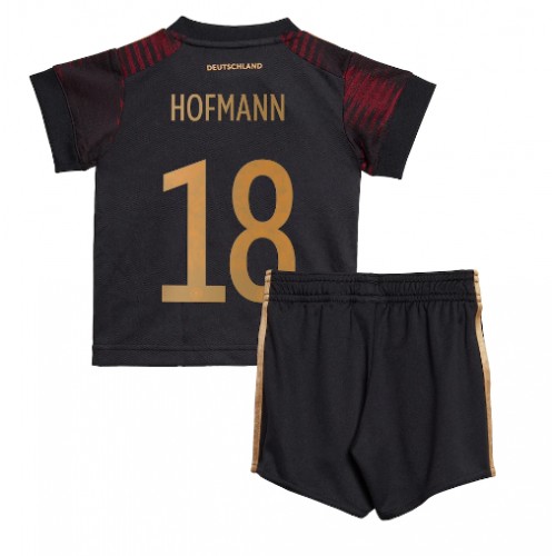 Dres Njemačka Jonas Hofmann #18 Gostujuci za djecu SP 2022 Kratak Rukav (+ kratke hlače)